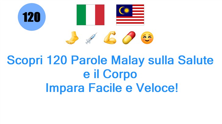 Scopri 120 Parole Malay sulla Salute e il Corpo: Impara Facile e Veloce!
